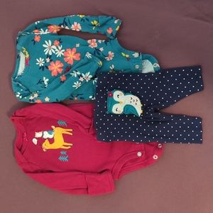 Carter's three piece outfit set newborn